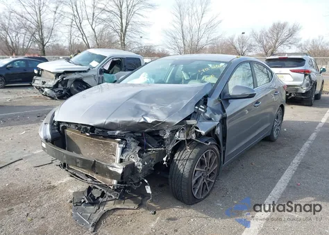 2020 Hyundai Elantra Limited from USA, damaged, VIN 5NPD84LF8LH529320